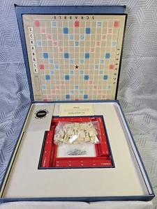 Vintange Scrabble Deluxe Edition Game 50s 60s Selchow & Righter Co. - Picture 1 of 11