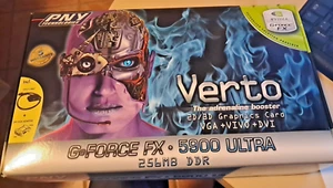 seltene Grafikkarte Nvidia PNY VERTO FX 5900 Ultra 256 MB DDR aus Sammlung - Bild 1 von 10