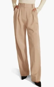 Favorite Daughter The Favorite Hose zierliche Bundfaltenhose DAMEN 0 beige neu mit Etikett $ 218 - Bild 1 von 11