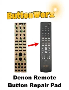 *ALMOHADILLA DE REPARACIÓN DE BOTONES* para control remoto Denon RC-1097 RC-1127 RC-1131 RC-1133 RC-1144 - Imagen 1 de 10