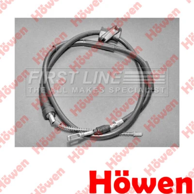 Se adapta al cable de freno de mano trasero izquierdo Audi 80 1986-1991 Howen 893609721 Foto 1 de 4