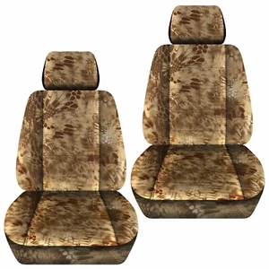 Front set car seat covers fits Ford Escape 2005-2020 kryptek tan - Picture 1 of 1