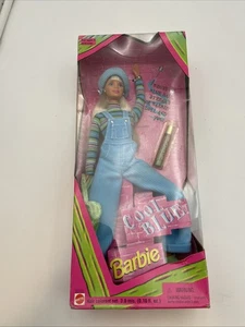 Mono de muñeca Barbie azul genial 1997 vintage color de pelo nuevo en caja Mattel #20122 NRFB - Imagen 1 de 9