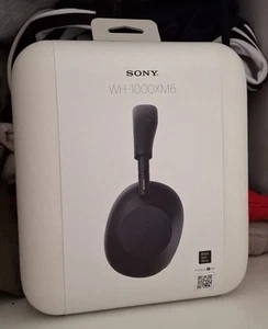 SONY XM6 (WH-1000XM6) Black Wireless 2025 NUOVO - Zdjęcie 1 z 1