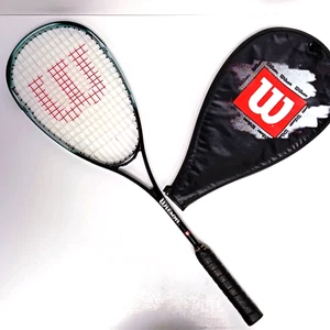 🔥 Wilson Graphite Pro Ti Squashschläger Kohlefaser / Titan PWS Power Löcher - Bild 1 von 23