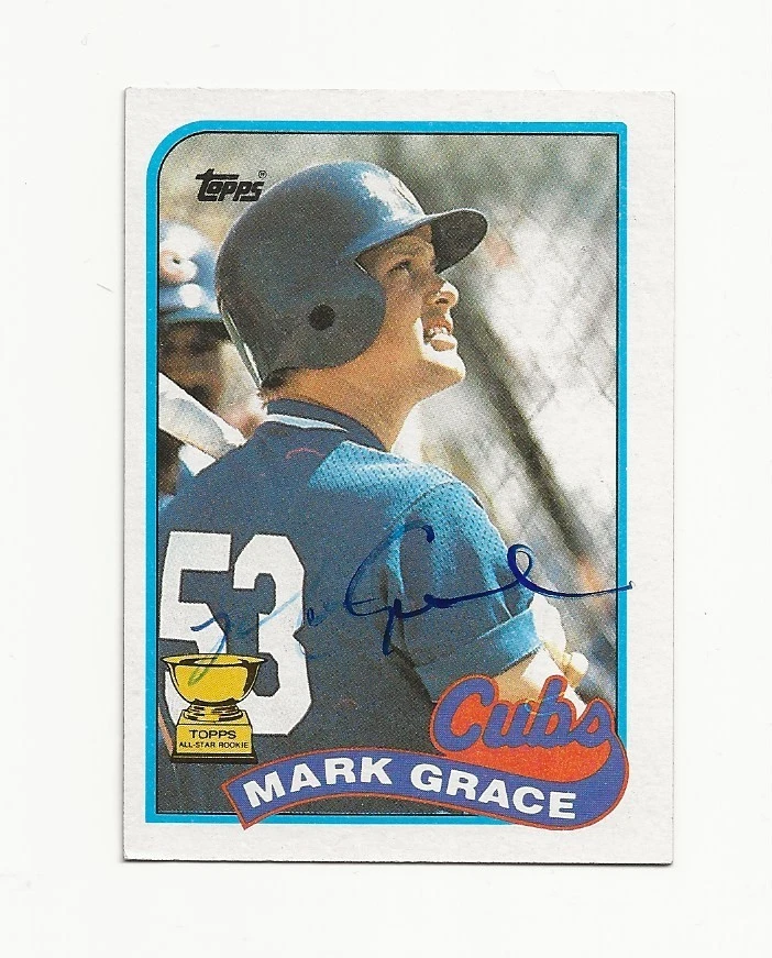 Mark Grace CUBS亲笔签名卡 — 第 1/1 张图片