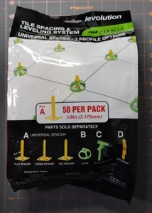 Flat Spacer Part A Miracle Sealants Levolution Tile Leveling (50 per Pack~1/8”) - Picture 1 of 2