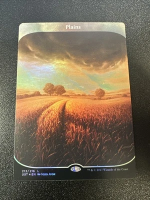 Magic the Gathering MTG Plains Unstable Foil 212/216 NM JL - Image 1 of 2