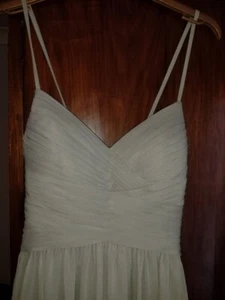 Stunning Occasion dress - Cross-front pleated bodice, flowing skirt Size 10 BNWT - Picture 1 of 6