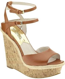 Michael Michael Kors Woman's Axton Sandal Luggage - Picture 1 of 4