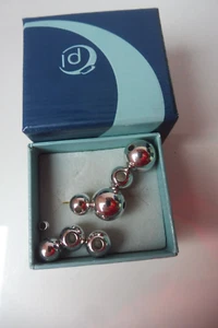 Pierre Lang Pendenti, 7 Bellissimi Pendenti PL, Palline Metalliche Argento - Foto 1 di 3