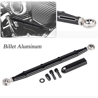 CNC Black Shifter Shift Linkage Fit For Harley Softail Road King Electra Glide - Image 1 of 4