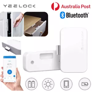YEELOCK Smart Drawer Cabinet Lock Keyless Locker Window Door App Remote Home AU - Picture 1 of 10