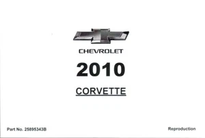 2010 Chevrolet Chevy Corvette ZR1 Z06 Owner's Owners Manual Portfolio 25895338 - Picture 1 of 2