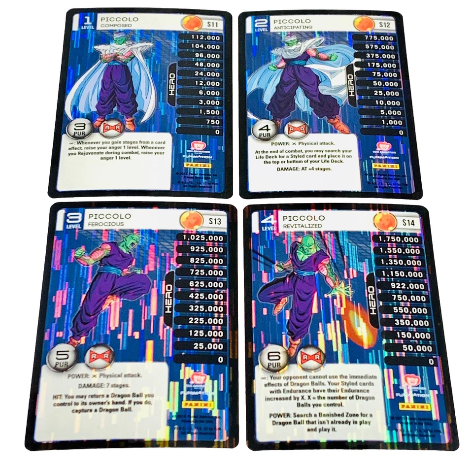 Dragon Ball Z DBZ TCG Panini Piccolo Holo Foil MP Personality LV 1-4 Starter S14 - Image 1 of 1