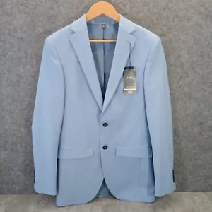 "Traje Blazer Marks and Spencer Calce Ajustado con Elástico Azul Cielo Talla 34"" Largo" - Imagen 1 de 13
