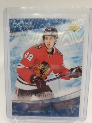 2022-23 Upper Deck Ice - Ice Premieres Blue #162 Filip Roos /399 (RC) - Image 1 of 2