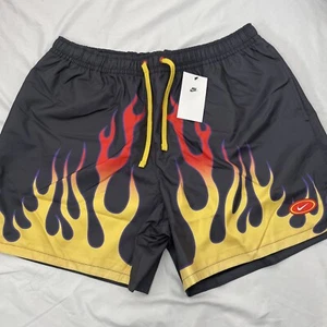 Nike Sportwear NSW Woven Flow Americana Shorts Flammen DV9628-010 Größe Large - Bild 1 von 9