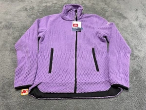 NEW Helly Hansen Jacket Womens Small Purple Lyra Fleece Full Zip Disney Parks - Picture 1 of 10