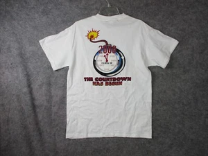 Vintage Class of 2000 Shirt Men Medium White 100% Cotton The Countdown has Begun - Picture 1 of 14