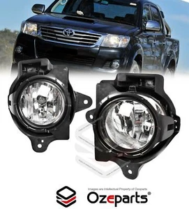 Full Set Fog Light Spot Driving Lamp KIT For Toyota Hilux 2011~2015 Black - Picture 1 of 5