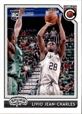 2016-17 Panini Complete Base Rookie #308 Livio Jean-Charles San Antonio Spurs - Image 1 of 2