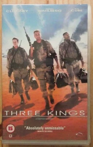 Three Kings (UK BIG BOX EX RENTAL VHS!) - Picture 1 of 4