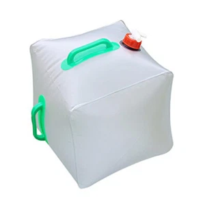  Collapsible Bucket Water Bags for Camping Container Bottle Travel - Picture 1 of 4
