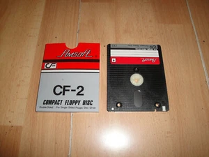 AMSTRAD COMPACT FLOPPY DISK CF2 BY AMSOFT MADE IN JAPAN USADO EN BUEN ESTADO - Imagen 1 de 2
