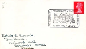 Great Britain UK - 1970 - Leeds Philatelic Society - Owls - Cover - Picture 1 of 1