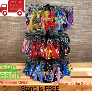 Wholesale 3D Keyring Keycha Accessory Gift Toy Pendant Kids Silicone 400 pieces - Picture 1 of 2