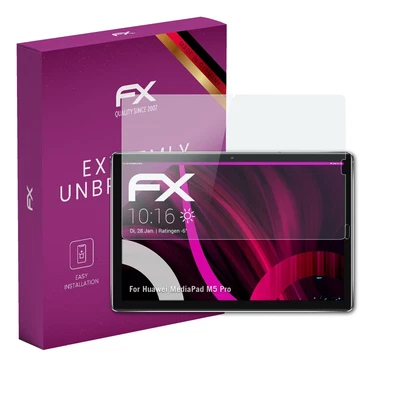atFoliX Glass Protector for Huawei MediaPad M5 Pro 9H Hybrid-Glass - Image 1 of 4