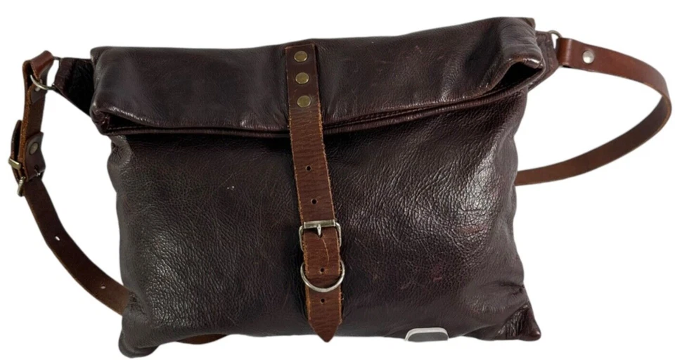 Genuine MIMI Leather Brown  Shoulder Bag Purse Made In London - Image 1 of 4