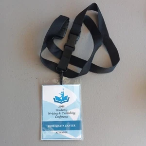 American Rust TV Show Prop Academic Writing Publishing Badge Prof. Marta Canter - Picture 1 of 4