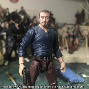 Premium 1/18 Let The Bullets Fly Jiang Wen Head Sculpt Man Head For 3.75" Figure - Picture 1 of 2