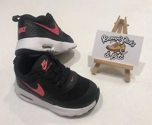 Nike Air Max Thea Kleinkinder 843748-001 Schwarz Rosa Kleinkind Schuhe Baby UK 4,5 UNISEX - Bild 1 von 9