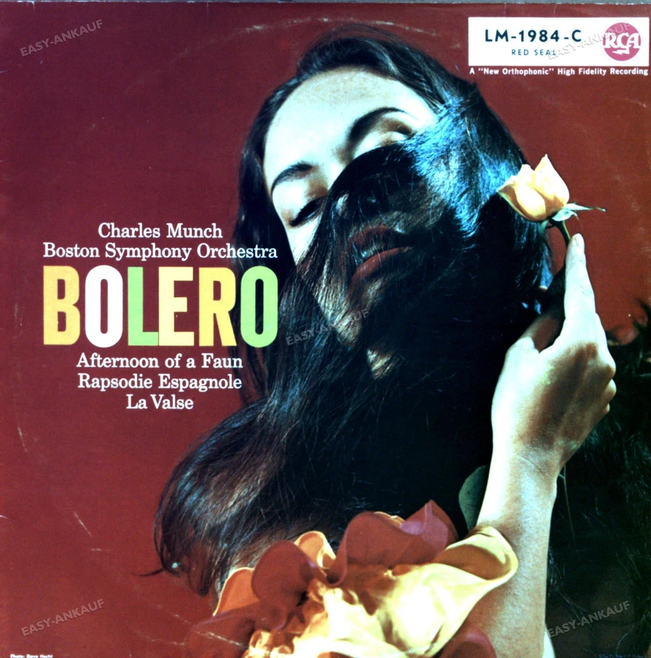 Charles Munch, Boston Symphony Orchestra - Bolero LP (VG/VG) . - Image 1 of 1