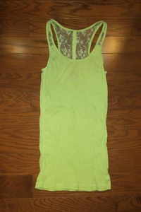 M ❤️ AMERICAN EAGLE OUTFIT TANK TOP TEE LACE TANK TOP ❤️ BEACH SPORTS RACERBACK - Picture 1 of 3