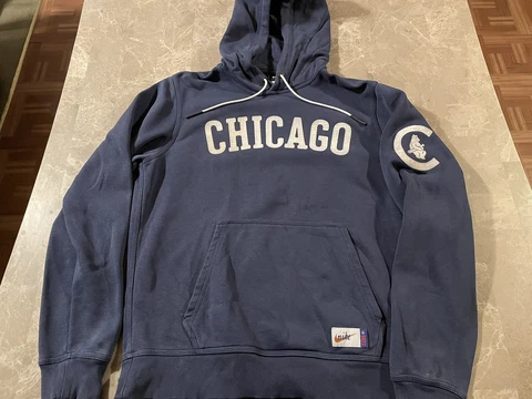 Nike Chicago Cubs Cooperstown Collection Hoodie Sz M See Description Cover