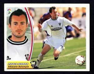 PABLO SIERRA ALBACETE BALOMPIE 2003-04 CROMO PANINI LA LIGA ESTE 03/04 DESGASTE - Imagen 1 de 3