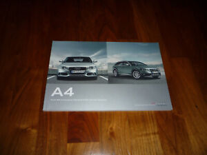 Audi A4 und A4 Avant und A4 Avant Allroad Prospekt Brochure Depliant 10/2010