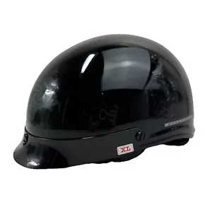 NEW Harley Davidson Ultra Light Half Helmet Custom Classic Black HD-J02 Size XL - Bild 1 von 10