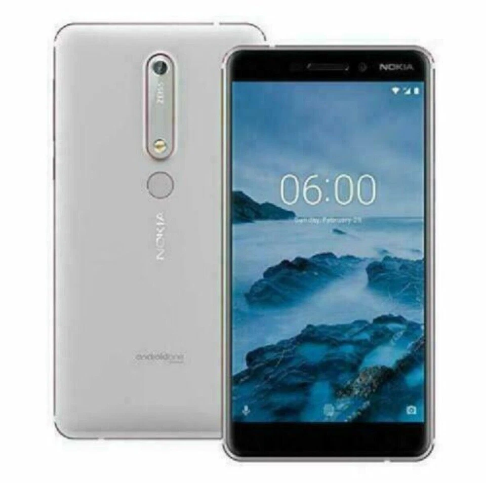 Smartphone Nokia 6.1 64GB 16MP Zeiss Optics 2-SIM 5.5" LCD 4G Original Desbloqueado - Imagem 1 de 4