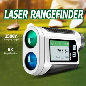 Golf Laser Rangefinder Telescope with Flag-Lock Slope Distance Meter for Hunting - Picture 1 of 30