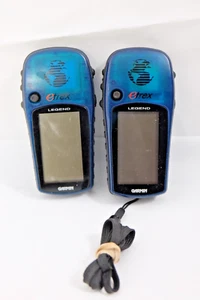 GARMIN eTrex Legend Blue Handheld LCD Waterproof Hiking GPS Navigator (x2) - Picture 1 of 9
