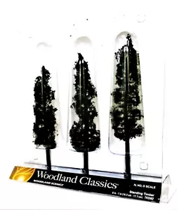 Woodland Classics Ready-Made Trees TR3562 Standing Timber - 3/pkg - Picture 1 of 1