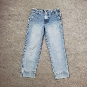 L.e.i Jeans Junior 1 Blau Straight Cropped Low Rise Light Wash Hose Denim - Bild 1 von 11