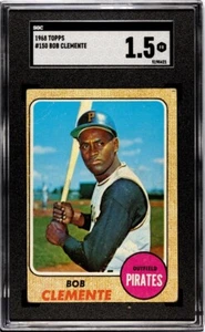 1968 TOPPS #150 BOB CLEMENTE SGC 1.5 - Picture 1 of 2
