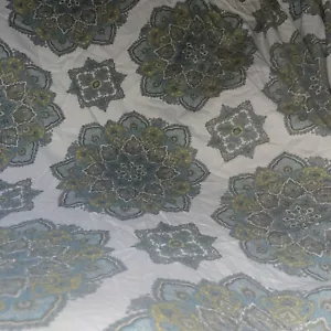 Echo Design Jaipur Full Queen Duvet Cover W/2 Pillow Covers Bohemian Paisley 3pc - Picture 1 of 4