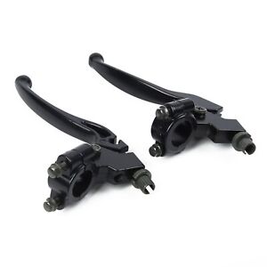 2pcs Aluminum Hub Brake Lever Left+Right Handle Clutch For HONDA C/CR/CRF/XL/XR